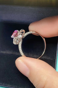 Thumbnail for 1 Carat Moissanite Flower-Shaped Ring