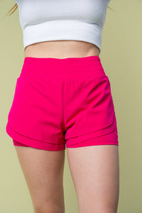 Thumbnail for White Birch Full Size High Waisted Knit Shorts