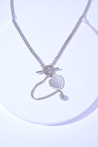 Thumbnail for Titanium Steel Heart Necklace