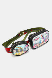 Thumbnail for Nicole Lee USA Double Pouch Fanny Pack