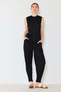 Thumbnail for Marina West Swim Pleated Relaxed-Fit Slight Drop Crotch Jogger