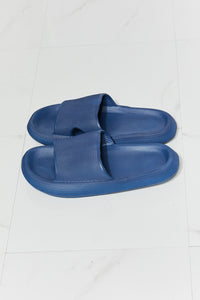 Thumbnail for MMShoes Arms Around Me Open Toe Slide in Navy