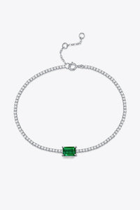 Thumbnail for Adored 1 Carat Lab-Grown Emerald Bracelet