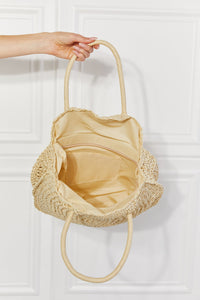 Thumbnail for Justin Taylor Beach Date Straw Rattan Handbag in Ivory