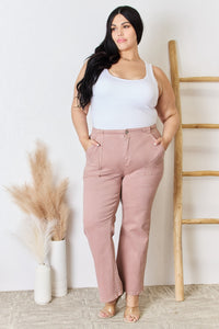 Thumbnail for RISEN Full Size High Rise Ankle Flare Jeans