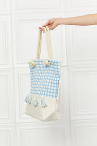 Thumbnail for Justin Taylor Picnic Date Tassel Tote Bag