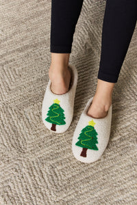 Thumbnail for Melody Christmas Tree Cozy Slippers