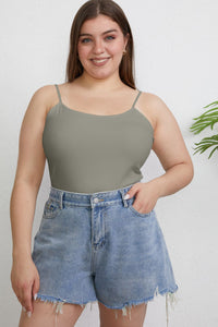 Thumbnail for Basic Bae Full Size Round Neck Slim Cami