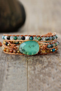 Thumbnail for Natural Stone & Agate Layered Bracelet