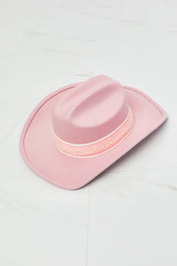 Thumbnail for Fame Western Cutie Cowboy Hat in Pink