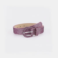 Thumbnail for Sequin PU Leather Belt