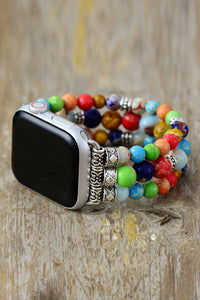 Thumbnail for Synthetic Imperial Jasper Beaded Watchband Bracelet