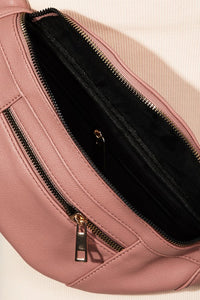 Thumbnail for Fame PU Leather Crossbody Bag with Removable Strap