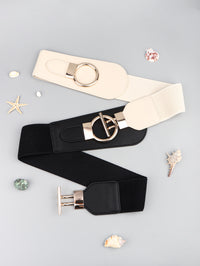 Thumbnail for PU Elastic Wide Belt with Alloy Buckle