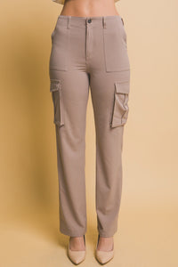 Thumbnail for Love Tree High Rise Cargo Pants with Pockets