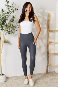 Thumbnail for LOVEIT Full Size Wide Waistband High Waist Leggings