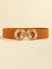 Thumbnail for Geometric Buckle Elastic Wide Belt