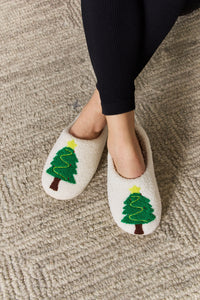 Thumbnail for Melody Christmas Tree Cozy Slippers