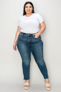 Thumbnail for Judy Blue Full Size Tummy Control High Waist Slim Jeans