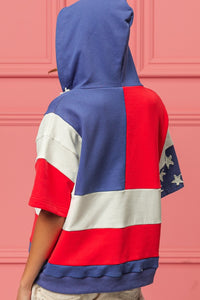 Thumbnail for BiBi American Flag Theme Hoodie