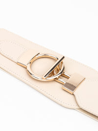 Thumbnail for PU Elastic Wide Belt with Alloy Buckle