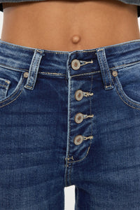 Thumbnail for Kancan Full Size Cat's Whiskers Button Fly Denim Shorts