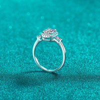 Thumbnail for 1 Carat Moissanite 925 Sterling Silver Ring