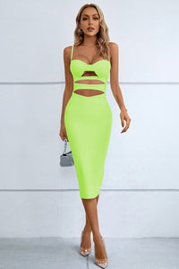 Thumbnail for Cutout Spaghetti Strap Bodycon Dress