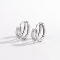 Thumbnail for 925 Sterling Silver Huggie Earrings