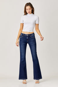 Thumbnail for RISEN Full Size Low Rise Flare Jeans