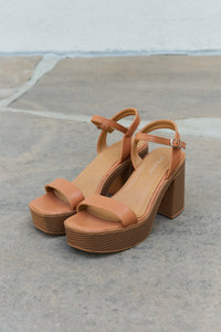 Thumbnail for Weeboo Feel It Platform Heel Sandals