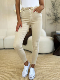 Thumbnail for Judy Blue Full Size Garment Dyed Tummy Control Skinny Jeans