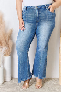 Thumbnail for RISEN Full Size High Rise Ankle Flare Jeans