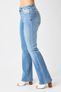 Thumbnail for Judy Blue Full Size Mid-Rise Waist Straight Jeans