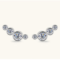 Thumbnail for Moissanite 925 Sterling Silver Stud Earrings