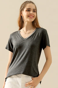 Thumbnail for Ninexis Full Size V-Neck Short Sleeve T-Shirt