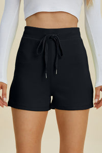 Thumbnail for Basic Bae Full Size Air Scuba Drawstring High Waist Shorts