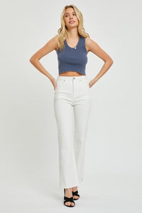 Thumbnail for RISEN Full Size High Rise Tummy Control Straight Jeans