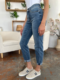 Thumbnail for Judy Blue Full Size Cuffed Hem Slim Jeans