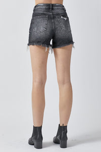 Thumbnail for RISEN Full Size High Rise Distressed Denim Shorts