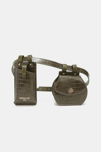 Thumbnail for Nicole Lee USA 2 Piece Texture Belt Bag