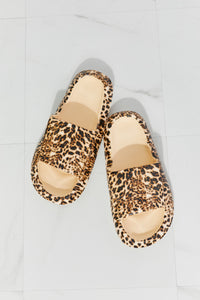 Thumbnail for MMShoes Arms Around Me Open Toe Slide in Leopard