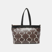 Thumbnail for Nicole Lee USA Geometric Pattern Large Handbag