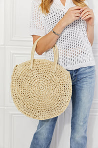 Thumbnail for Justin Taylor Beach Date Straw Rattan Handbag in Ivory