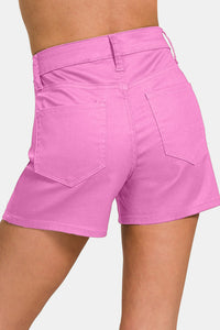 Thumbnail for Zenana High Waist Denim Shorts