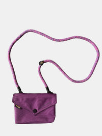 Thumbnail for Himawari Solid Color Envelope Shape Crossbody Bag with Removable Strap